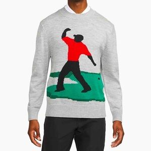 Nike Golf Tiger Woods Sweater Knit Crew Limited Edition XXL